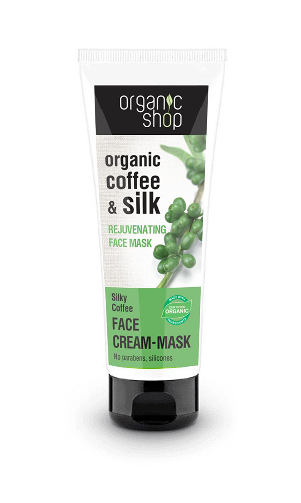 Organic Coffee & Silk Face Cream-Mask